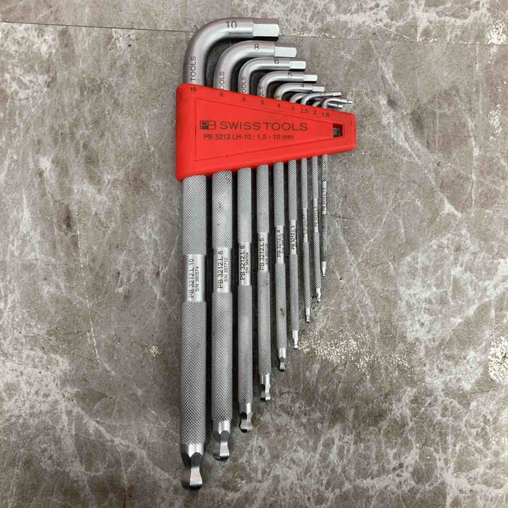 スイスツール SWISS TOOLS ボール付ロング六角レンチセット PB3212.LH-10 1.5-10mm【八潮店】