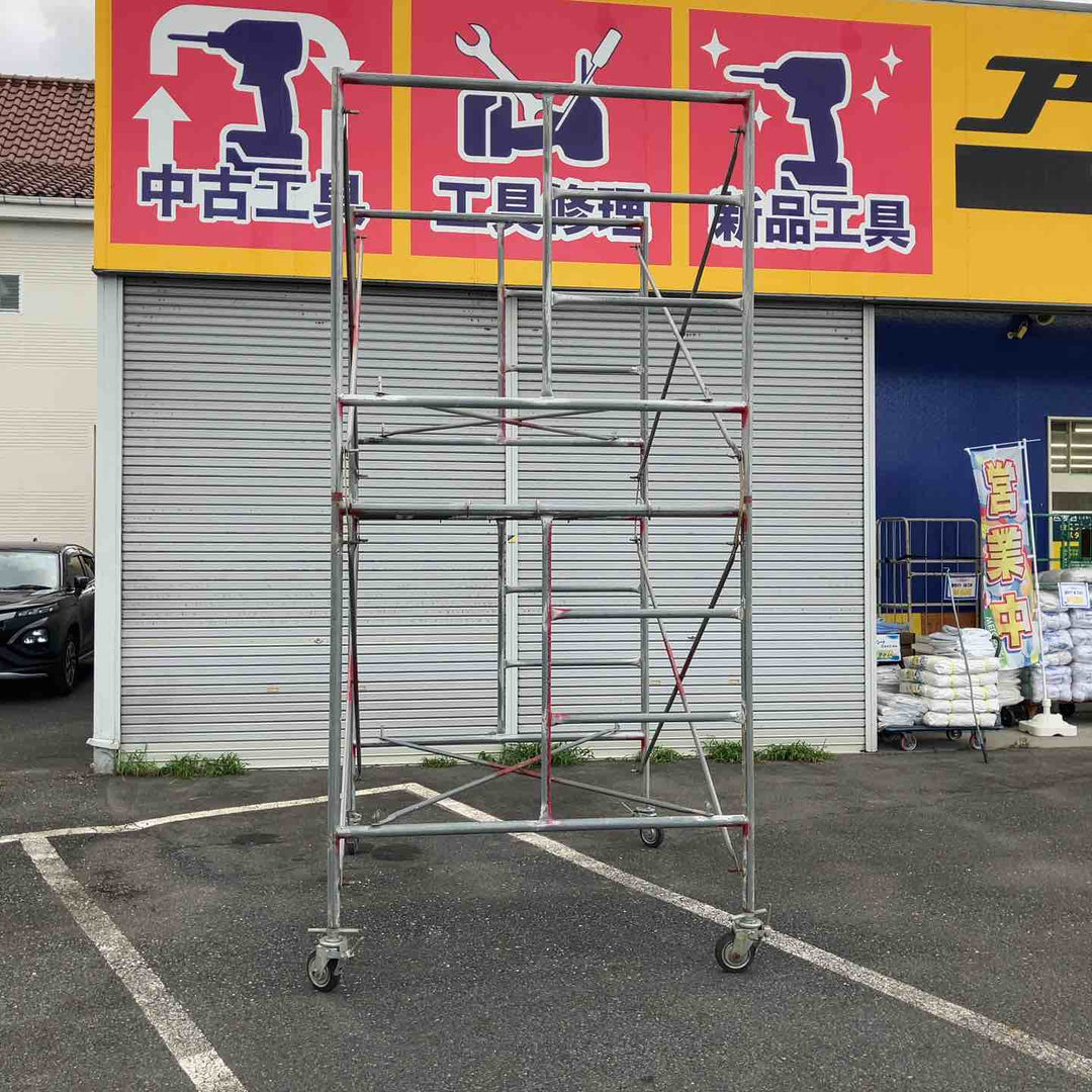 【店頭受取り限定】◇メーカー不明　組み立て式 ローリングタワー 2段 型式不明【八潮店】