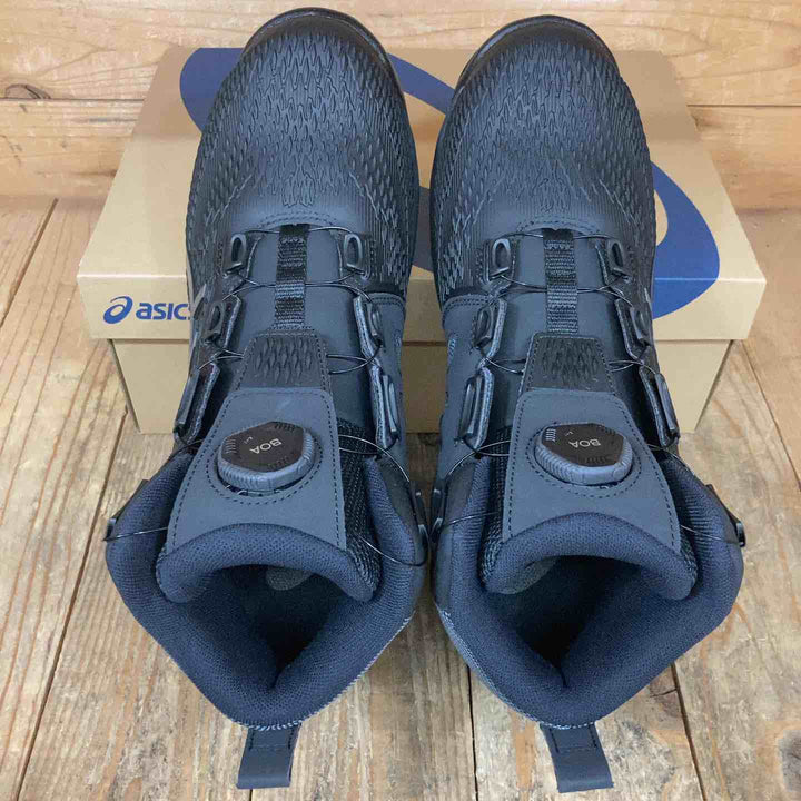 【未使用品】アシックス ワーキング 安全靴 作業靴 ウィンジョブ CP122 BOA ブラック/ガンメタル 27.5cm ハイカット ポリウレタン BOA【所沢店】