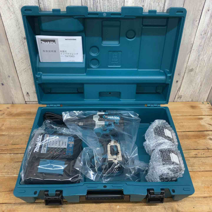 【未使用店頭展示品】 マキタ(makita) コードレスインパクトレンチ TW700DRGX 18V フルセット 【東大和店】