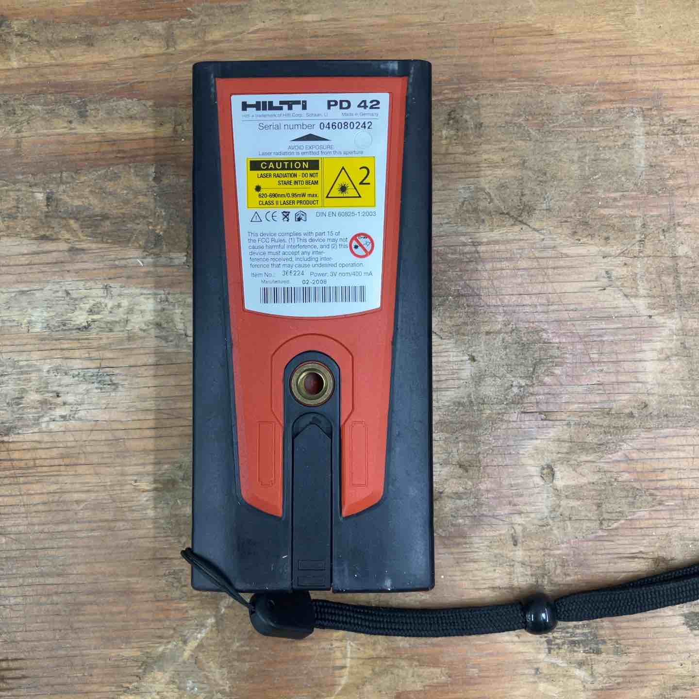 中古品】HILTI ヒルティ レーザーレンジメーター 距離計 PD42 ケース