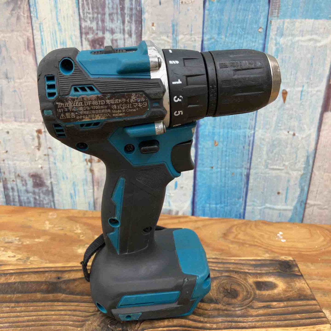 【中古品】マキタ(makita) コードレスドリルドライバー DF487DZ 18V 本体のみ【柏店】
