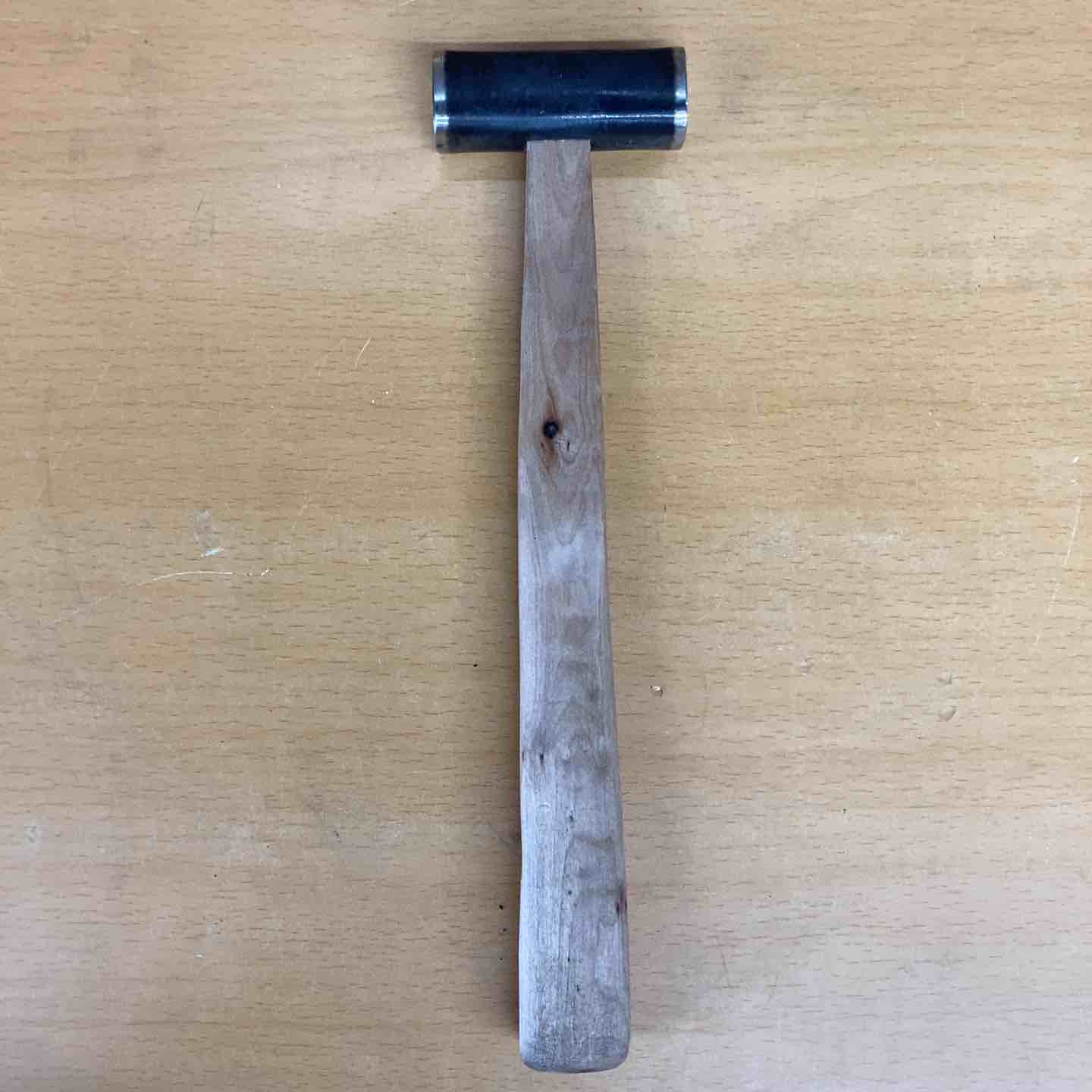 正行 まさつら 四角 玄翁 玄能 黒打 40匁 約150g 火色仕上げ 山桜柄