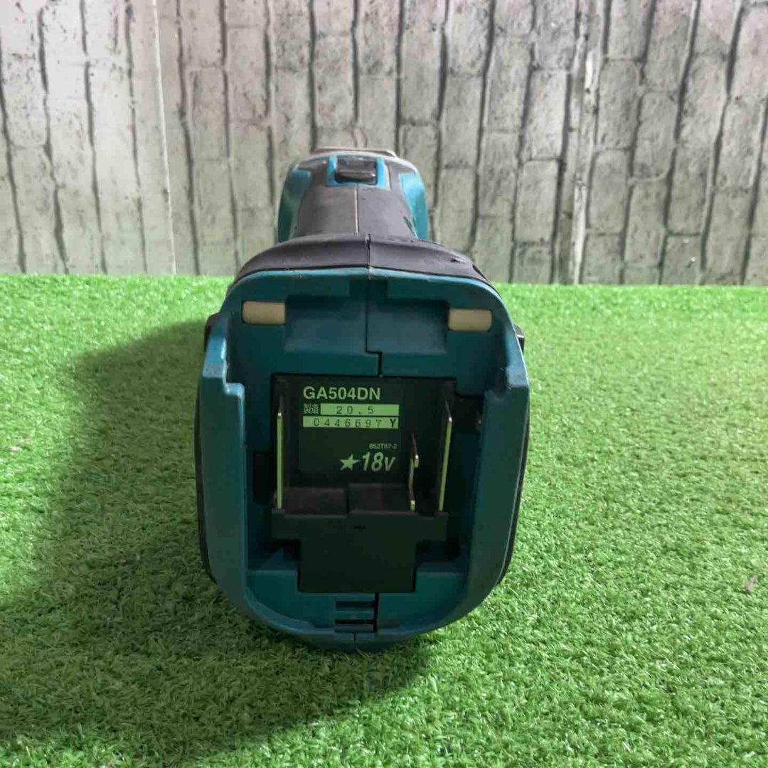 ☆マキタ(makita) 125mmコードレスディスクグラインダ GA504DZN (GA504DN) 動作確認済【川口店】