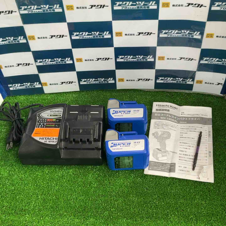 ★ハイコーキ(HIKOKI ※旧:日立工機) コードレスインパクトドライバー WH14DBAL2(2LSCK)(BB)【草加店】