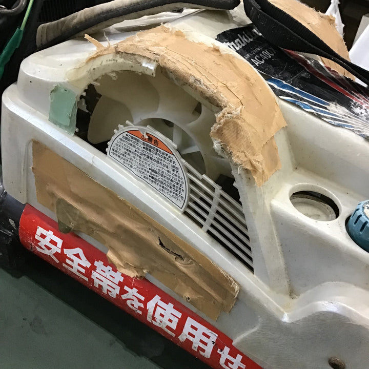 ★マキタ(makita) 常圧/高圧エアコンプレッサー AC400XW カバー割れ大 現状品/保証なし【川口店】