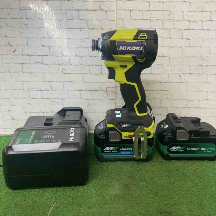 ★ハイコーキ(HIKOKI ※旧:日立工機) コードレスインパクトドライバ スパイダーイエロー WH36DD(2XHYSZ)【町田店】