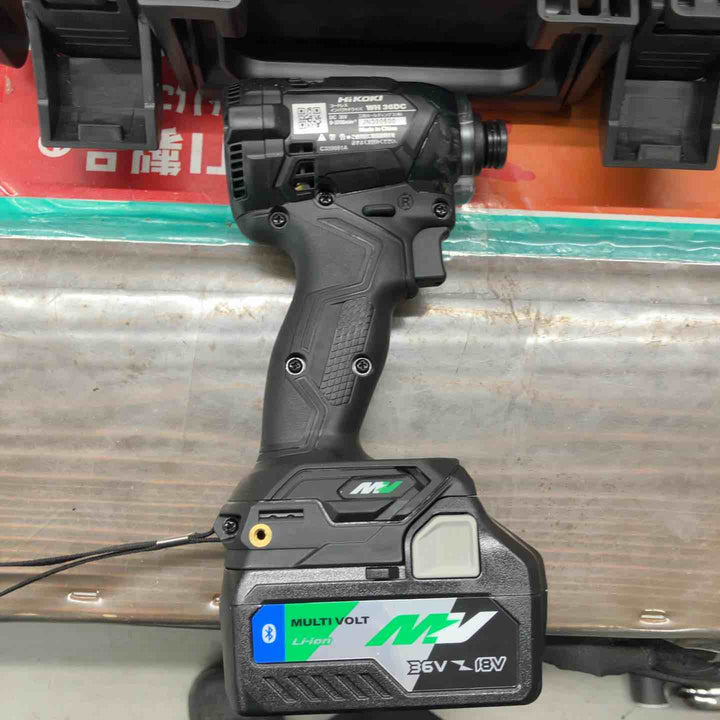 ★ハイコーキ(HIKOKI ※旧:日立工機) コードレスインパクトドライバ WH36DC(2XPS)(B) Bluetooth対応電池【戸田店】