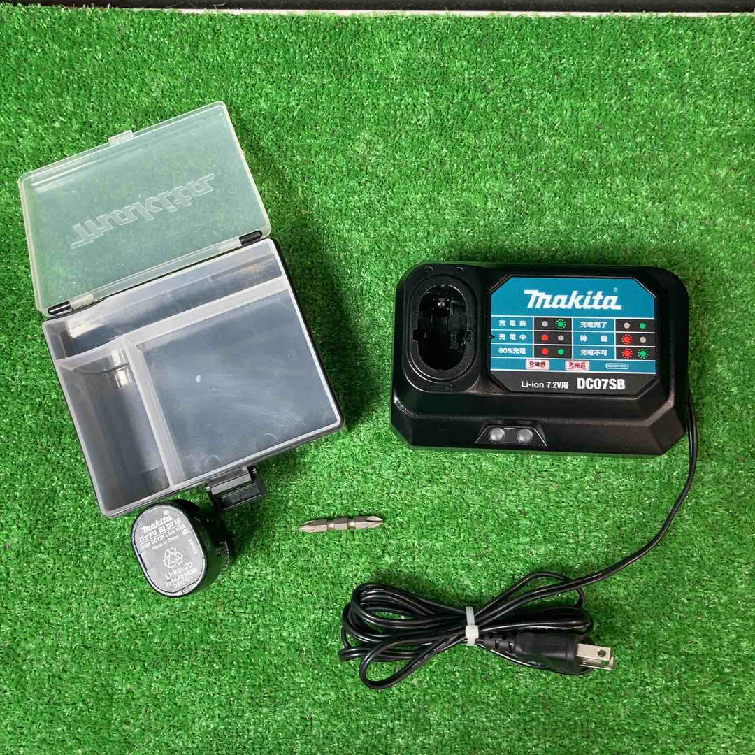 ★マキタ(makita) コードレスペンインパクトドライバー TD022DSHXB 7.2Vバッテリー2個付きフルセット【岩槻店】