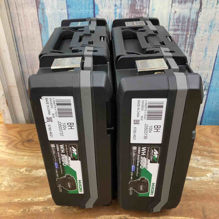 【未使用品】★ハイコーキ(HIKOKI) コードレスインパクトドライバ ブラック WH36DD(2XHBSZ) 2台セット まとめ売り 純正【柏店】