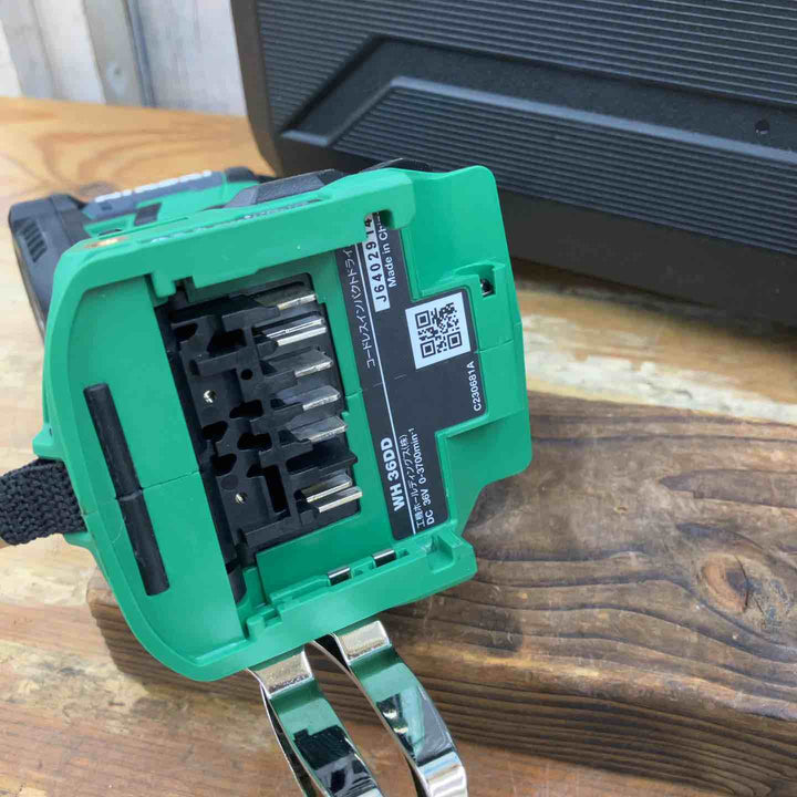 【美品】★ハイコーキ(HIKOKI ※旧:日立工機) コードレスインパクトドライバ アグレッシブグリーン WH36DD(2XHLSZ) 36V フルセット【柏店】