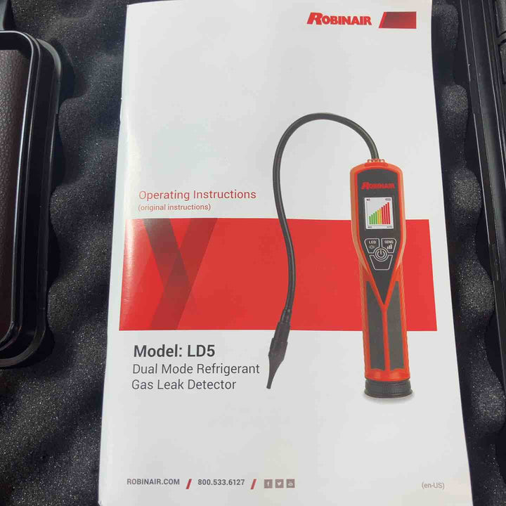 【未使用(店頭展示品)】Robinair(ロビネア) LD5 セレクト 冷媒漏れ検知器 リークテスター【東大和店】