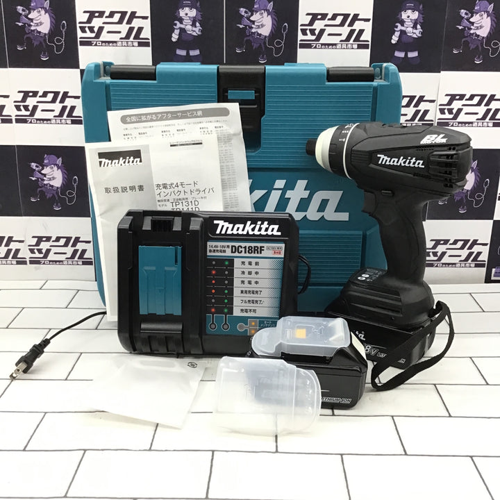 ★マキタ(makita) コードレス4モードインパクトドライバー TP141DRGXB【所沢店】