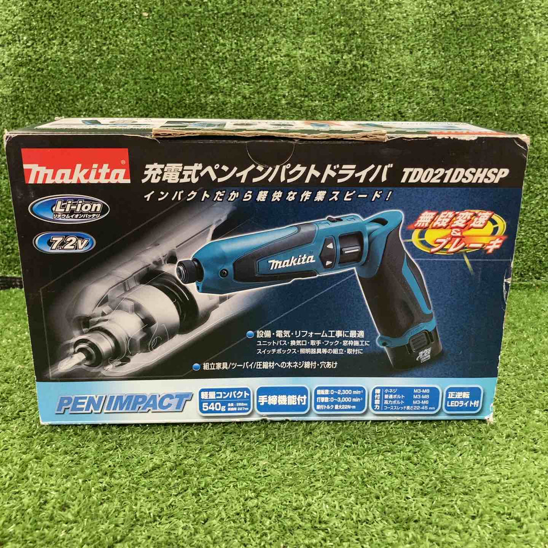 ☆マキタ(makita) コードレスペンインパクトドライバ TD021DSHSP【川崎店】