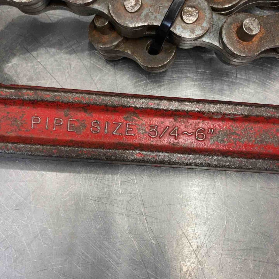 【中古品】 サンキ(SANKI) チェーンレンチ CT-2 3/4～6 パイプレンチ 【東大和店】