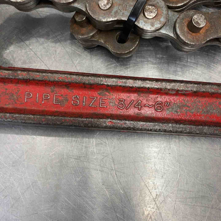 【中古品】 サンキ(SANKI) チェーンレンチ CT-2 3/4～6 パイプレンチ 【東大和店】