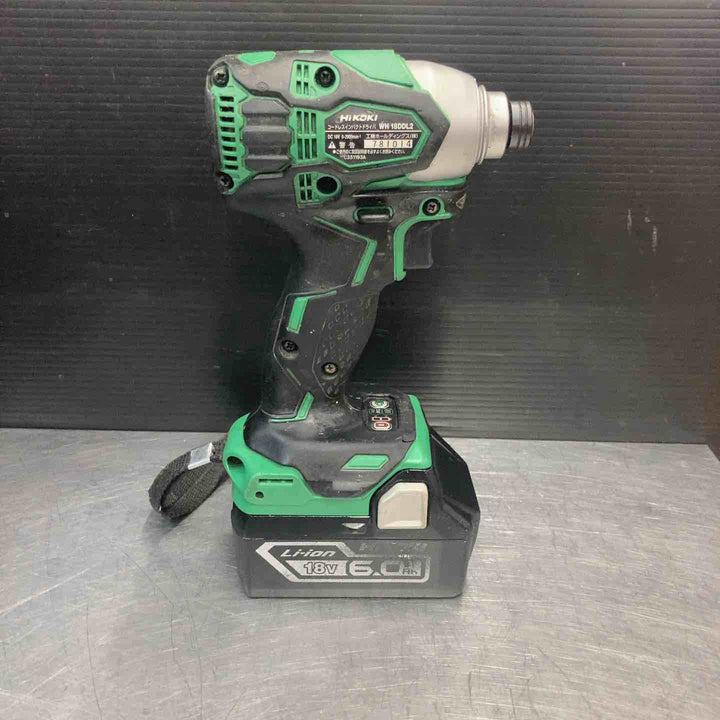【中古品】 ハイコーキ(HIKOKI ※旧:日立工機) 18V コードレスインパクトドライバー WH18DDL2(2LXPK)(L) フルセット 【東大和店】