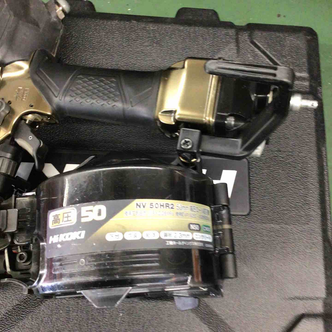 ★ハイコーキ(HIKOKI ※旧:日立工機) 高圧エア釘打ち機 NV50HR2(S)【戸田店】