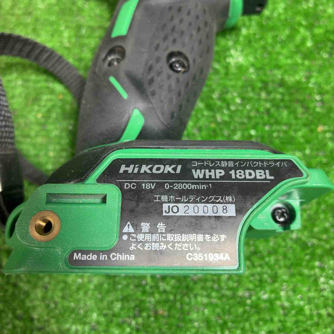 ハイコーキ(HIKOKI ※旧:日立工機) コードレスソフトインパクトドライバー WHP18DBL(NN)【藤沢店】