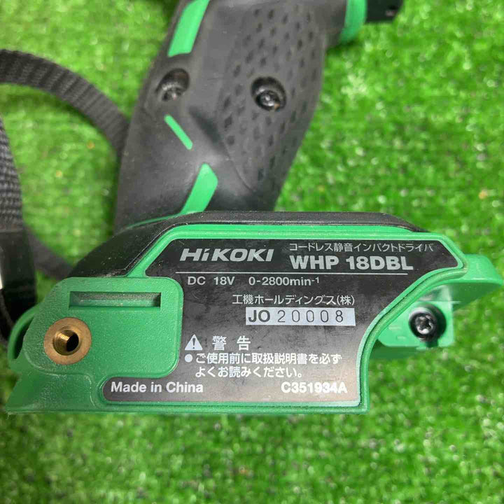 ハイコーキ(HIKOKI ※旧:日立工機) コードレスソフトインパクトドライバー WHP18DBL(NN)【藤沢店】