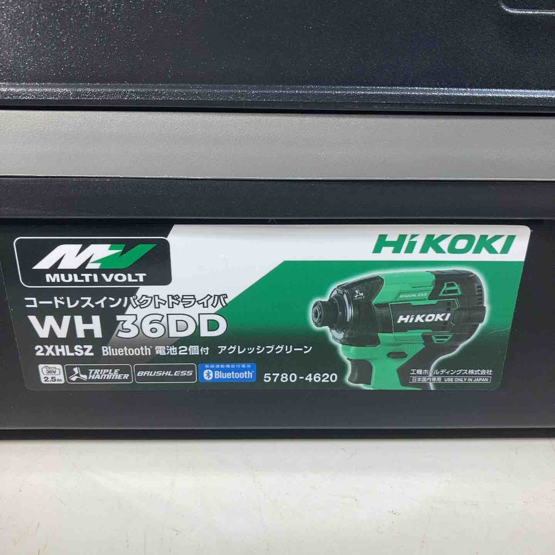 ★ハイコーキ(HIKOKI ※旧:日立工機) コードレスインパクトドライバ アグレッシブグリーン WH36DD(2XHLSZ)【戸田店】