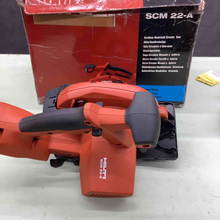 ◇ヒルティ(HILTI) コードレスチップソーカッター SCM22-A サーキュラーソー【越谷店】