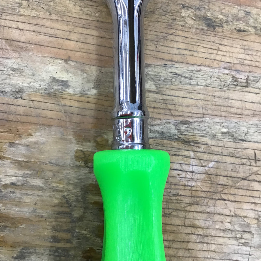 【中古美品】スナップオン/Snap-on 1/4"樹脂グリップスイベルラチェット THNFD72G　【柏店】