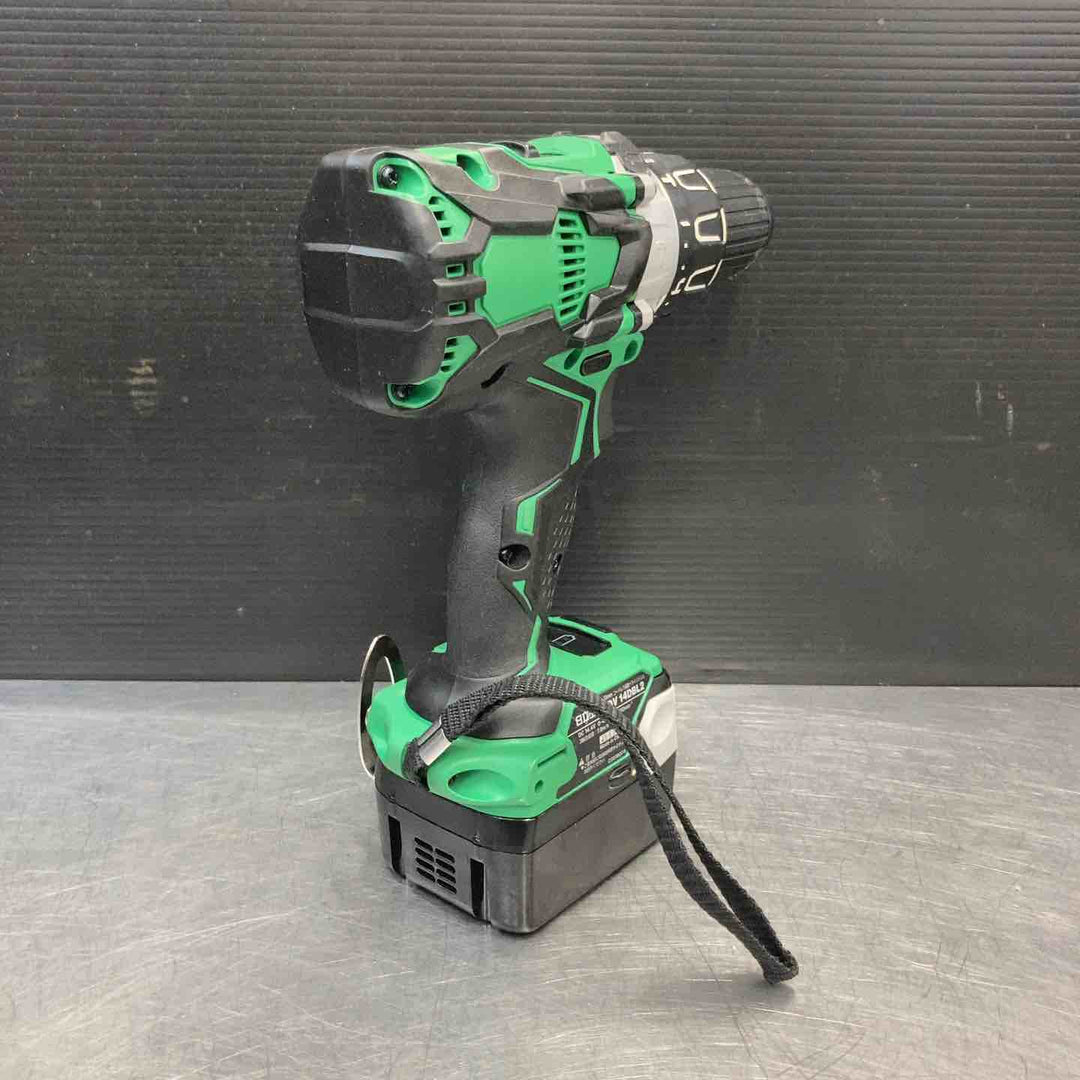 【中古品】 ハイコーキ(HIKOKI ※旧:日立工機) コードレス振動ドリルドライバー DV14DBL2(NN) バッテリー付き 【東大和店】