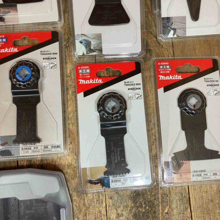 【未使用品】マキタ(makita) マルチツール替刃 木工用 金属用 特殊材料 まとめ売り 計30枚【所沢店】