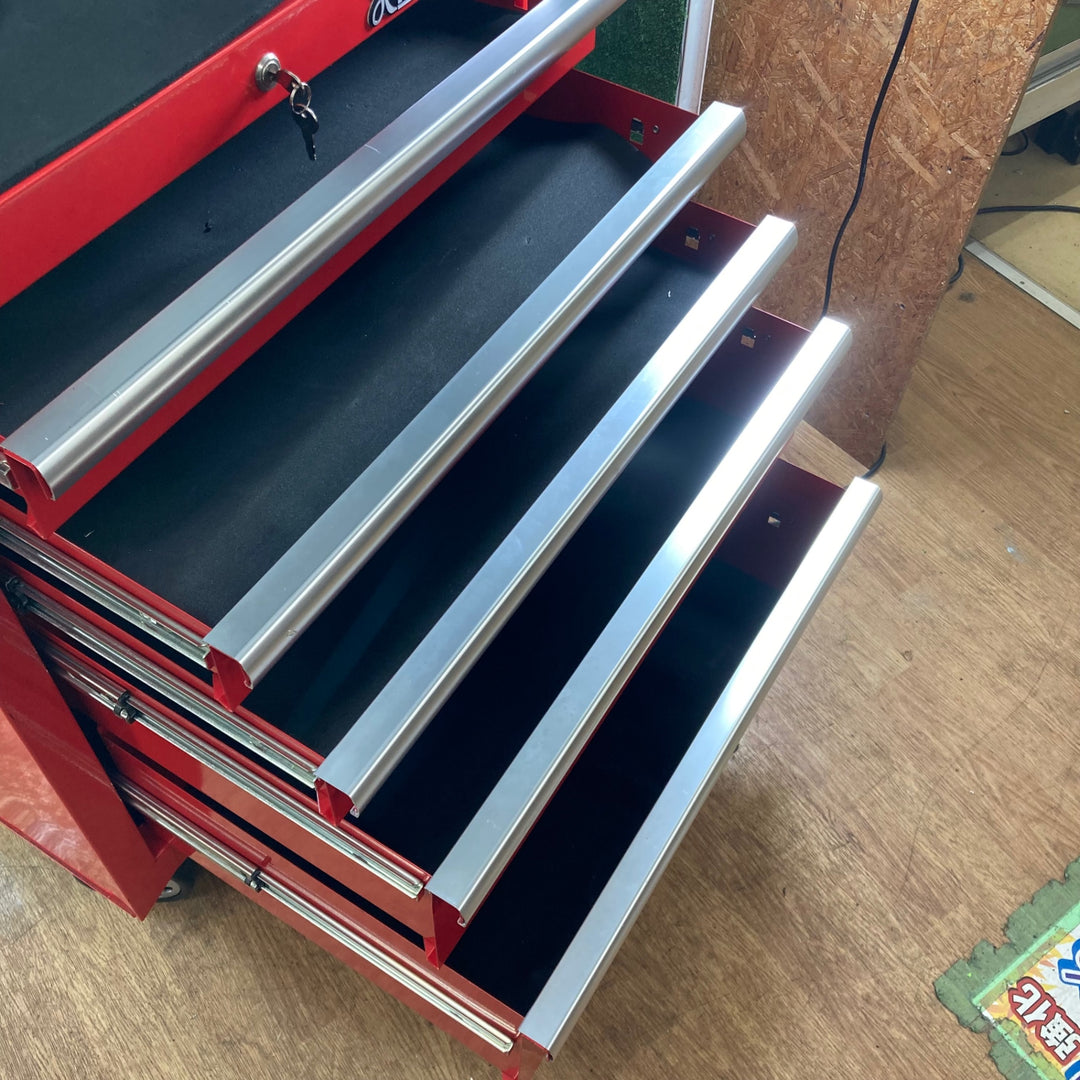 【中古品/店頭受取り限定】メーカー不明 5段キャビネット W680 D460 H900 鍵2本付 ※アストロプロダクツ製ではありません。