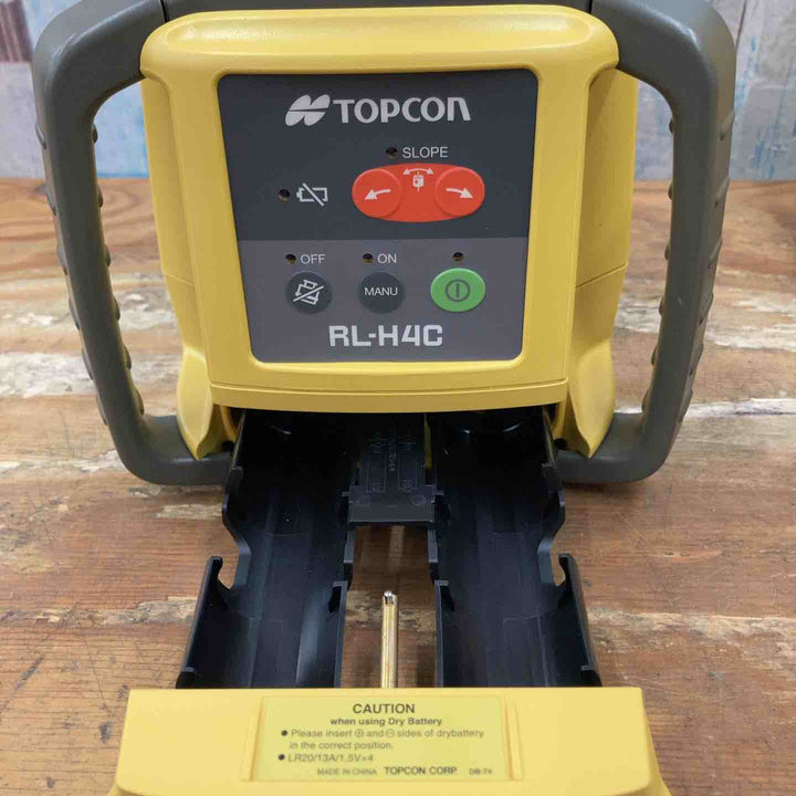 【美品】★トプコン(TOPCON) ローテーティングレーザー RL-H4C レベルセンサー付属【柏店】