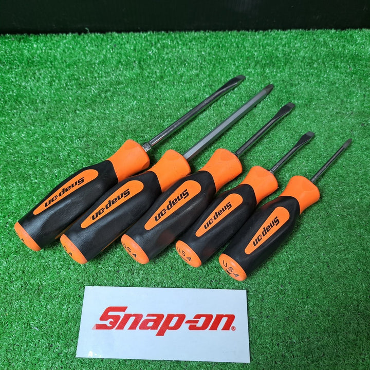 スナップオン/Snap-on プラスドライバー 2本、マイナスドライバー 3本 計5本セット SGDシリーズ？【岩槻店】