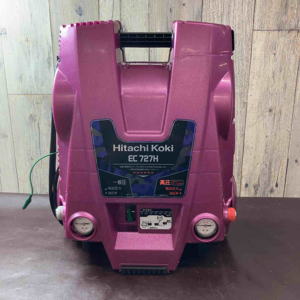 中古品】 ハイコーキ(HIKOKI ※旧:日立工機) 常圧/高圧エアコンプレッサ 