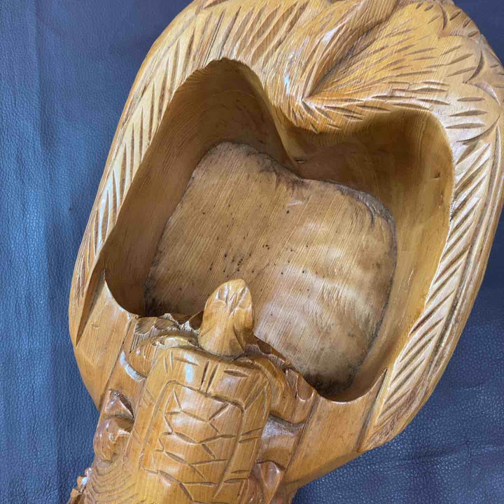 【中古美品】【超希少】 龍亀鶴 木彫り 墨壺 すみつぼ 鉋 和工具 大工道具 鑿 鋸 骨董品 その他 【東大和店】