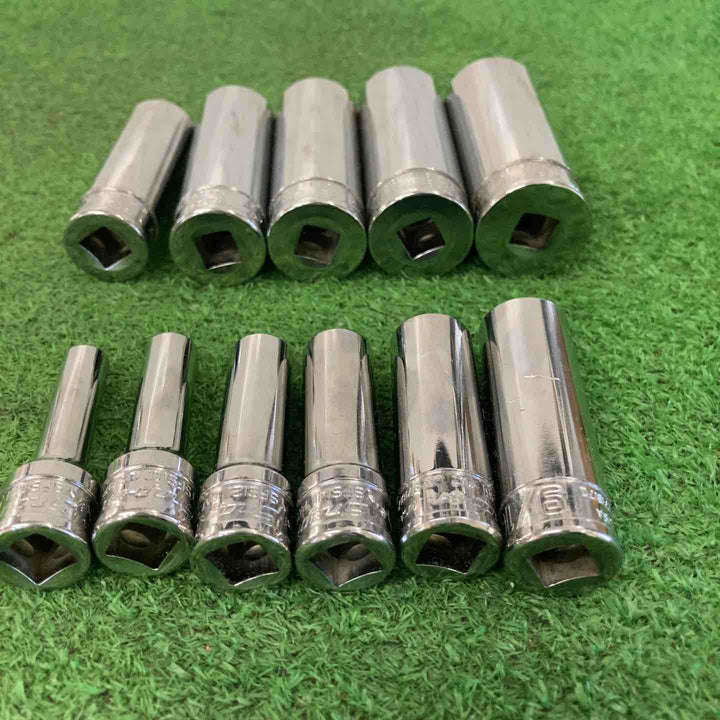▲スナップオン(Snap-on) ディープソケット インチ YSFS281(7/8)～YSFS081(1/4) 11個セット♪【町田店】
