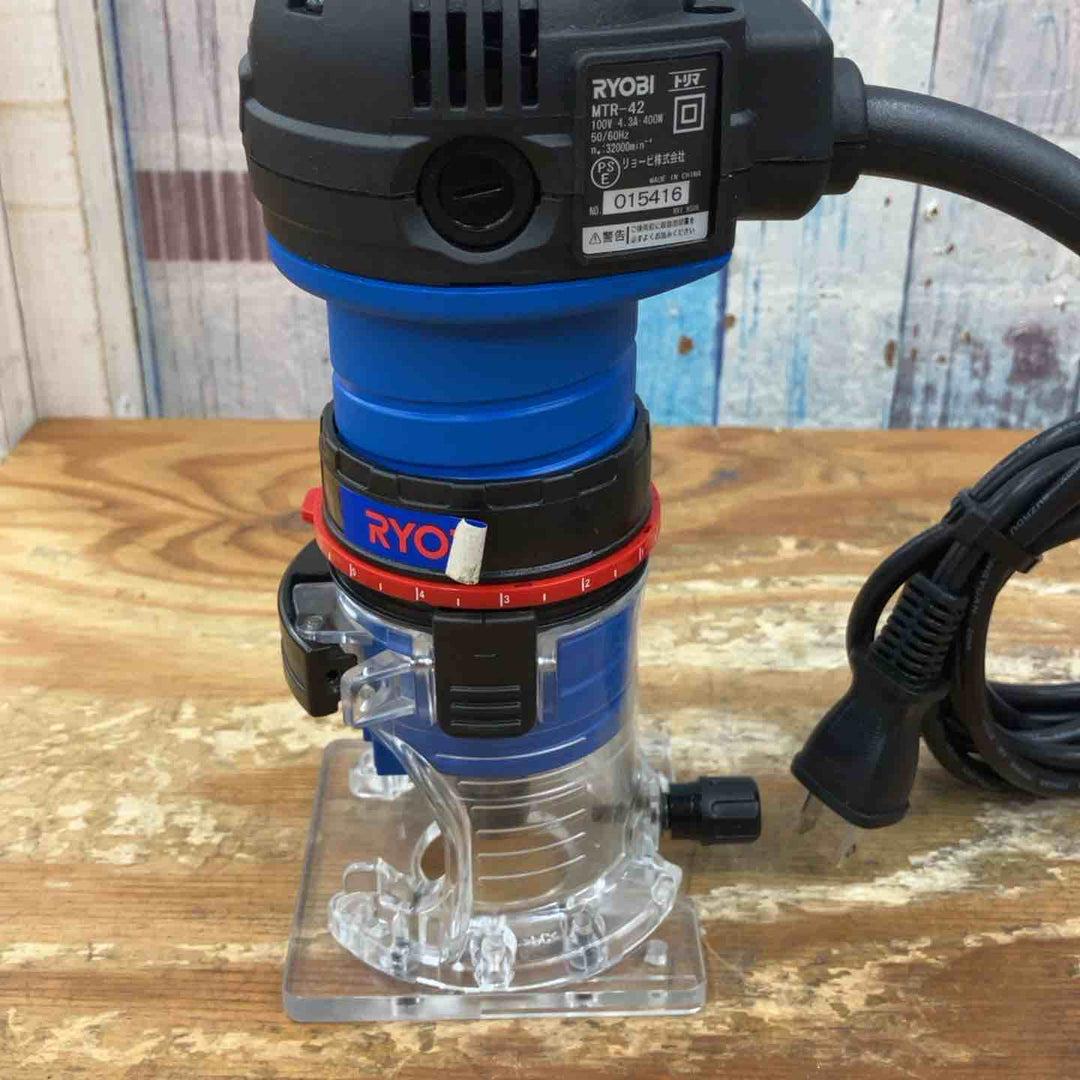 【中古品】リョービ(RYOBI) トリマ MTR-42 軸径6mm 100V【柏店】