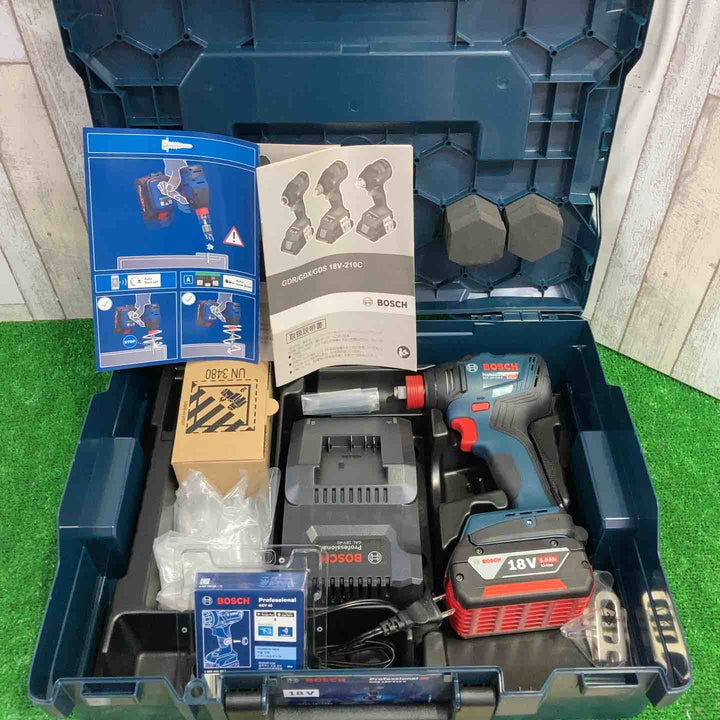 Bosch Professional(ボッシュ)18V コードレスインパクトドライバー (5.0Ahバッテリーx2個･充電器･ベルトフック・キャリングケース付) GDX18V-210C【町田店】