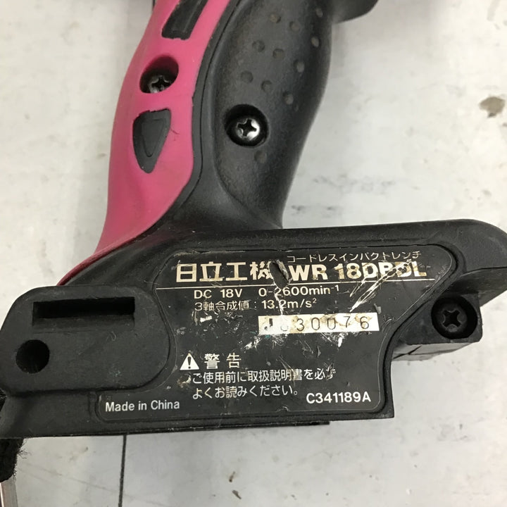 【中古品】 ハイコーキ/HIKOKI ※旧:日立工機 コードレスインパクトレンチ WR18DBDL(NN) 【鴻巣店】