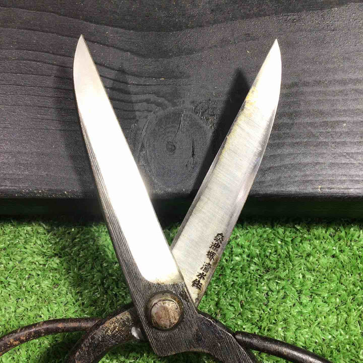 佐助 泉州堺清水住 植木鋏 弐寸八分 刃長約85mm 本体のみ 錆あり 【川口店】
