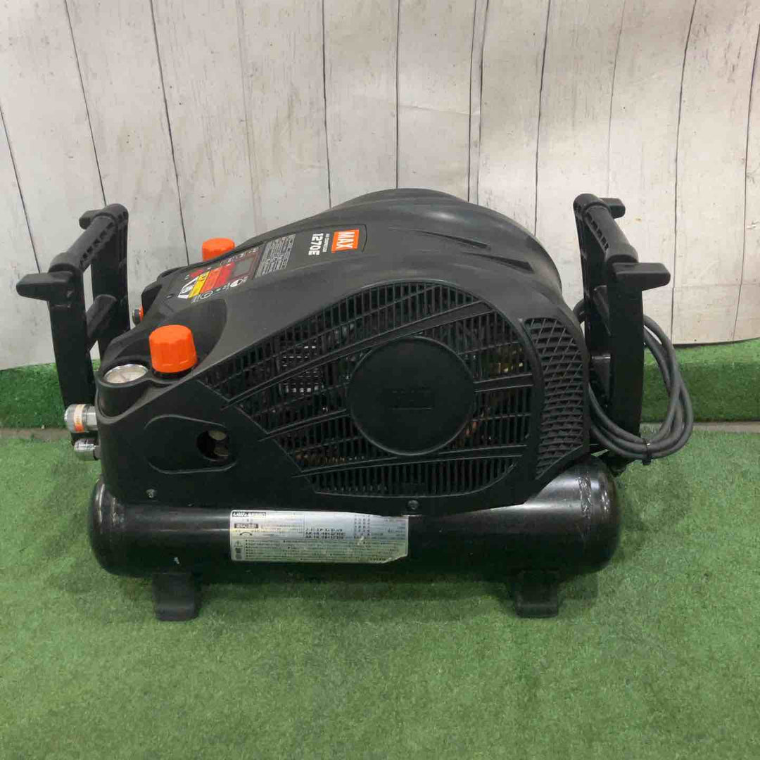 【現状品】★マックス(MAX) エアコンプレッサー AK-HH1270E_ブラック 保証なし 動作確認済【川口店】