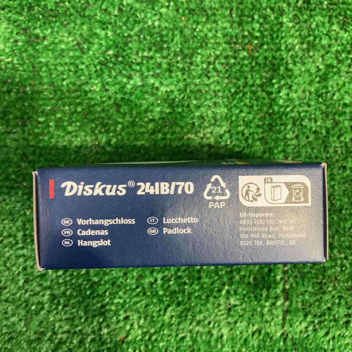 南京錠 ABUS ディスカス 24IB-70 ステンレス吊り【町田店】