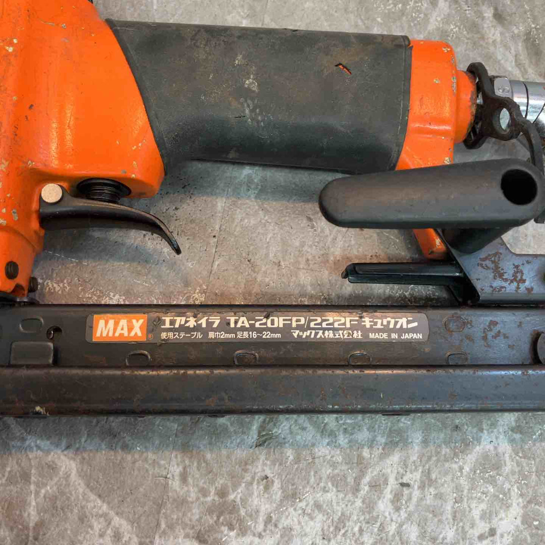 ◇マックス(MAX) 常圧エアタッカ F線ステープル用 (TA-20FP/222Fキュウオン)【八潮店】