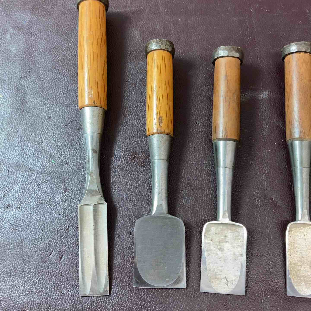 【中古品】 叩き鑿(のみ) 助丸 ハイス鋼 サイズ別 7本組 鑿・鉋・大工道具 骨董品 和工具 【東大和店】