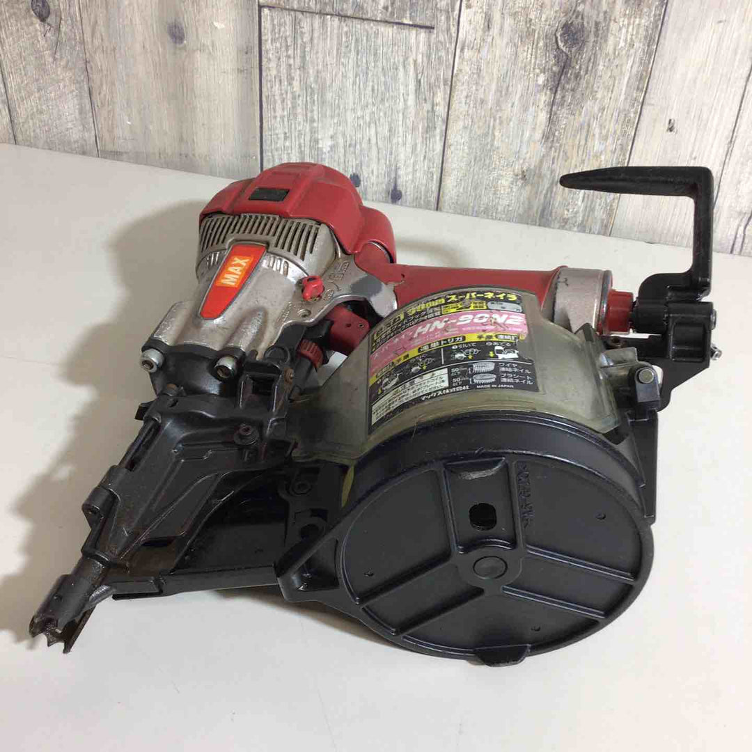 ★マックス(MAX) 高圧エア釘打ち機 HN-90N2 新JIS N90未対応 本体のみ【戸田店】