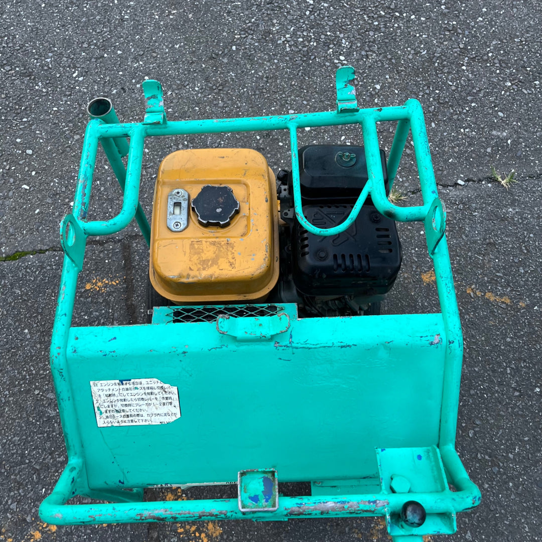 【中古品/店頭受取り限定】三笠・丸善 エンジン小型油圧ユニット・油圧ホース・ブレーカー付き【東大和店】