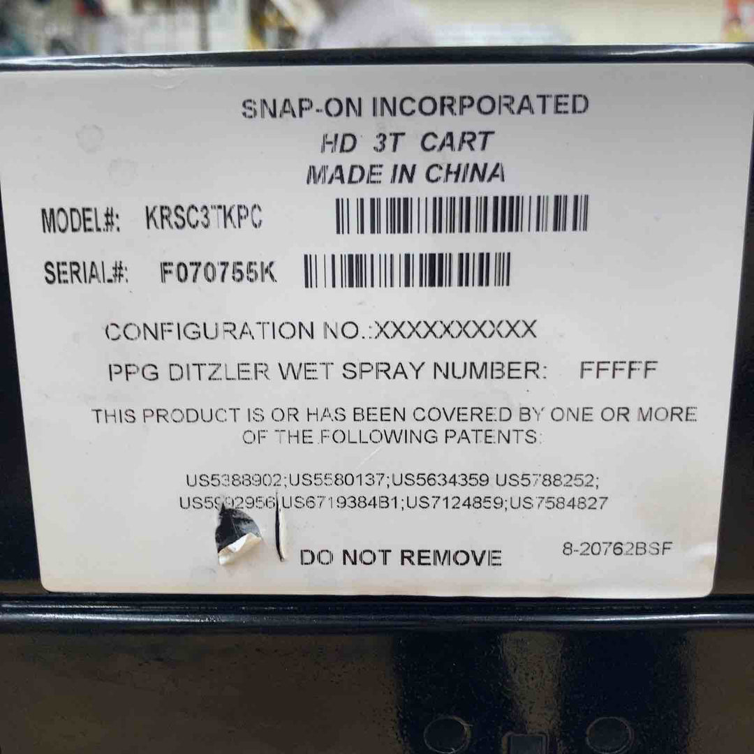 【店頭受取り限定】Snap-on スナップオン ロールカート ツールカート KRSC3TKPC【柏店】