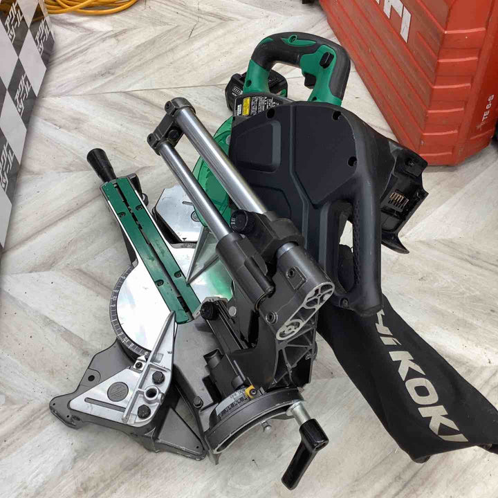 ★ハイコーキ(HIKOKI ※旧:日立工機) コードレス卓上スライド丸のこ C3606DRB(NN)【越谷店】