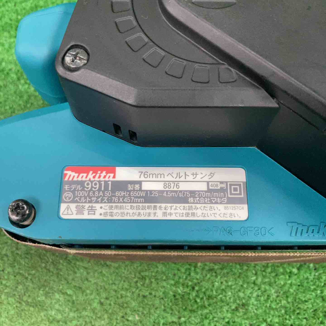 ◇マキタ(makita) ベルトサンダ 吸塵装置式 76mm 9911【川崎店】
