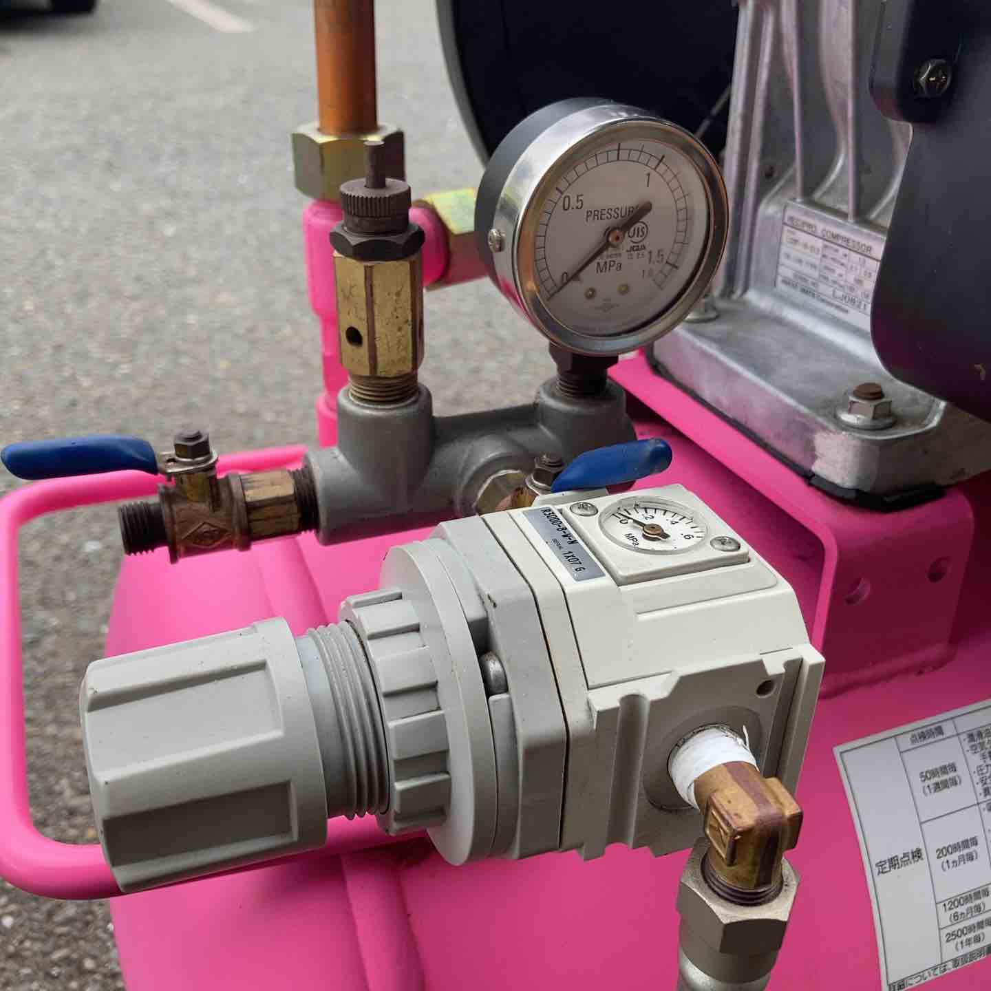 店頭受取り限定】◇アネスト岩田 エアーコンプレッサ IC-2B 50Hz