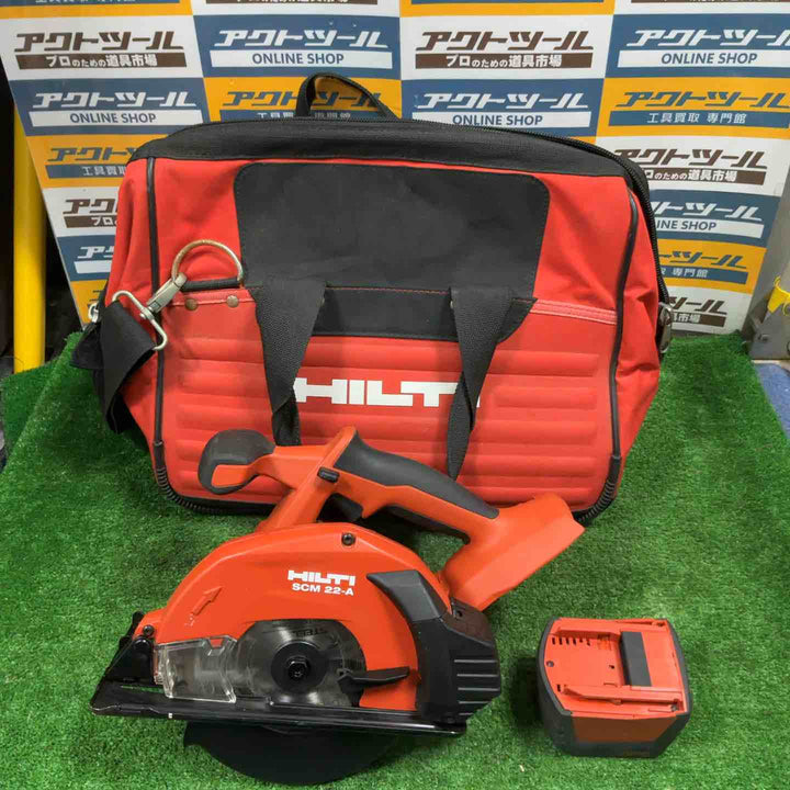 ◇ヒルティ(HILTI) コードレスチップソーカッター SCM22-A サーキュラーソー【草加店】